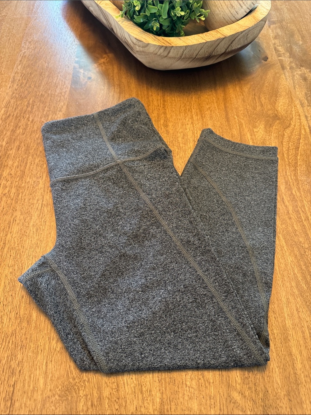 Athleta Women's Charcoal (heathered) High-Rise Capri Leggings